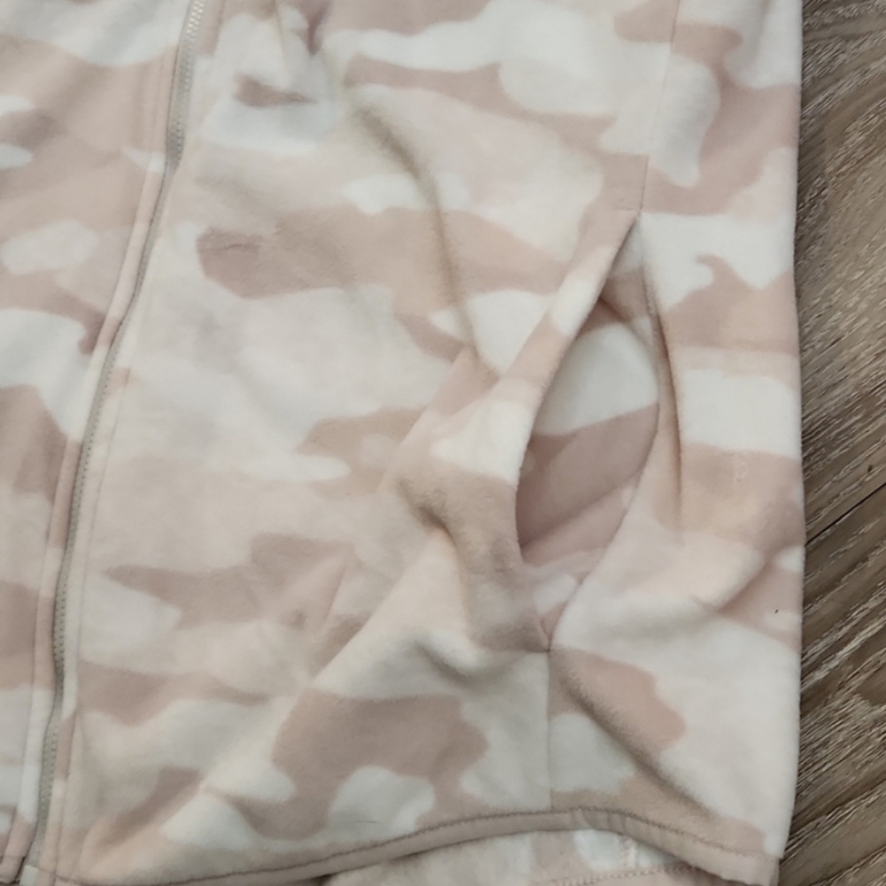 Old Navy Active Fleece Camo Zip-Up Jacket Sweater With Pockets Women's XL Tall - Picture 9 of 15